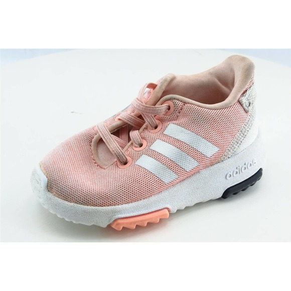 adidas Toddler Sz 5 Medium Pink Running Fabric‎ Girls - Picture 1 of 6